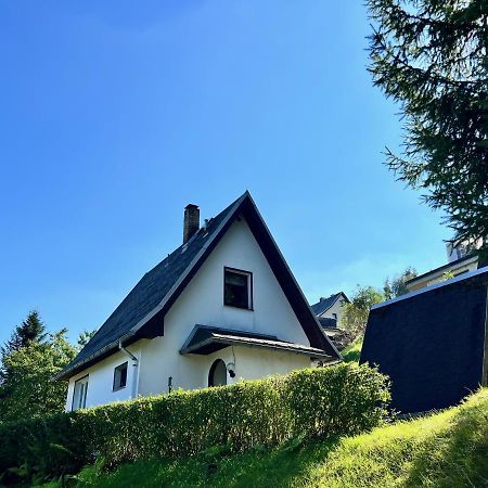 Urige Berghuette Mit Kamin Und Sauna Im Erzgebirge Nahe Schwarzwassertal Pobershau Luaran gambar